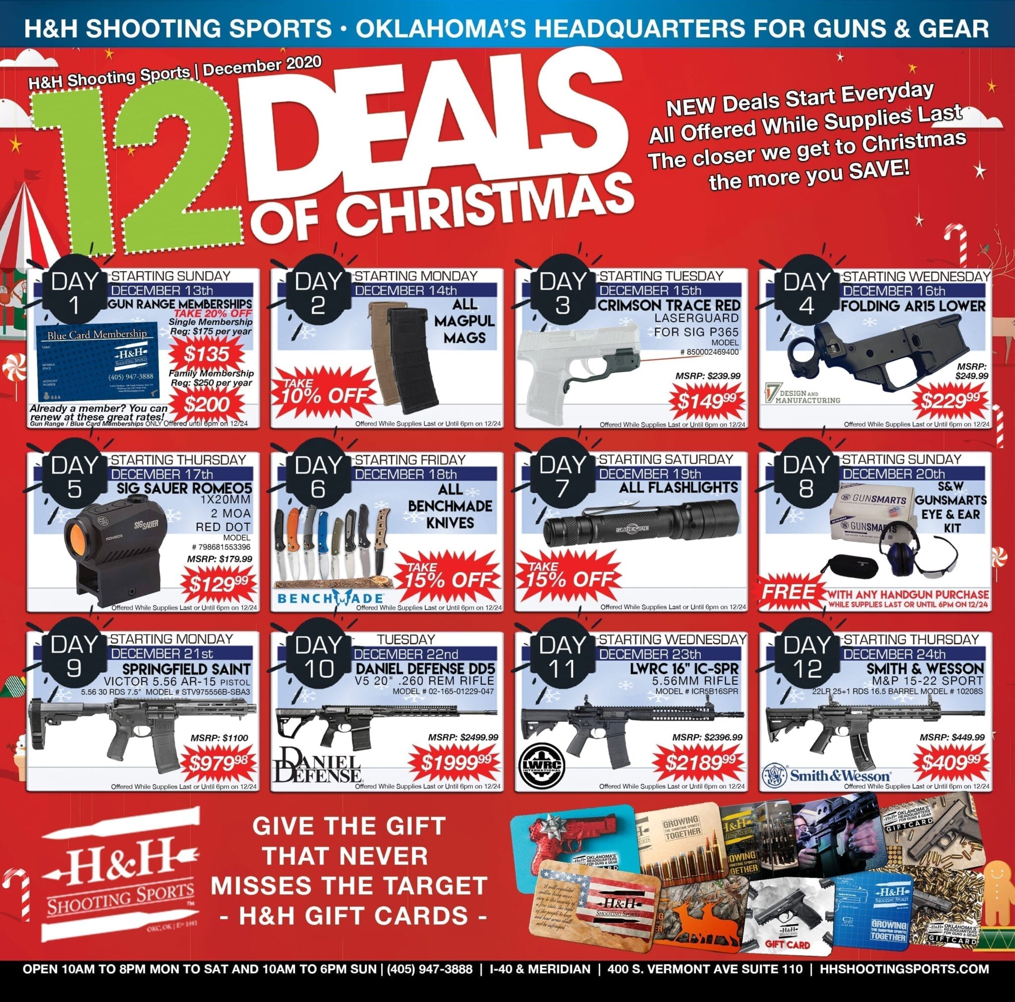 12 Deals of Christmas 2020 – H&H Shooting Sports